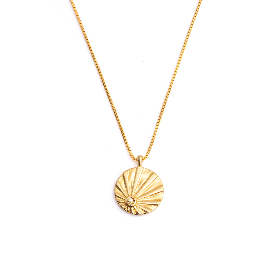 The Fire Necklace - Citrine